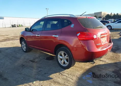 2010 Nissan Rogue Sl из США, поврежденный, VIN JN8AS5MT2AW028871